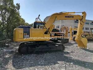Excavatrice d'occasion Komatsu PC160 d'origine importée du Japon, matériel de construction, pelle sur chenilles de 16 tonnes à vendre - Product Image 6