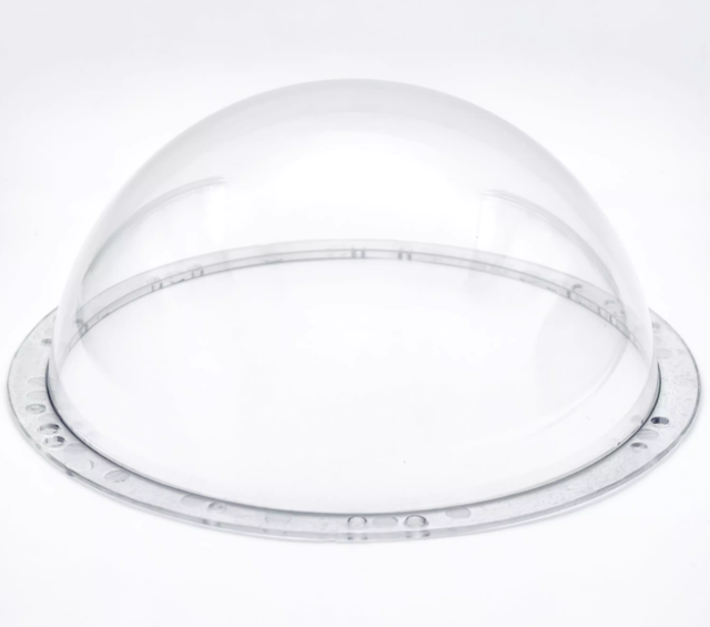 9-Inch HD Plastic CCTV Camera Dome Cover with Acrylic Optical Lens Surveillance Accessories PTZ Camera Cover 250*102mm