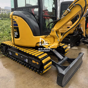 Mini-excavatrice sur chenilles Komatsu PC35MR d'occasion, 3,5 tonnes, chenilles en caoutchouc, composants essentiels moteur et engrenages, Shanghai - Product Image 5