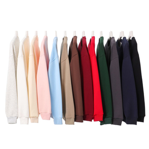 Felpe <span class=keywords><strong>Girocollo</strong></span> Personalizzate da <span class=keywords><strong>Uomo</strong></span> Pullover con Cappuccio e Felpe Tinta Unita Set di Felpe con Logo Personalizzato Unisex - Product Image 2