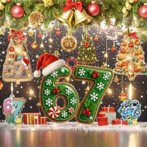 67 Decorazioni Natalizie Divertenti con Memes di Natale, Souvenir di Alta Qualità, Ecologiche, Personalizzabili, Babbo Natale, Renne, Albero di Natale - Product Image 2