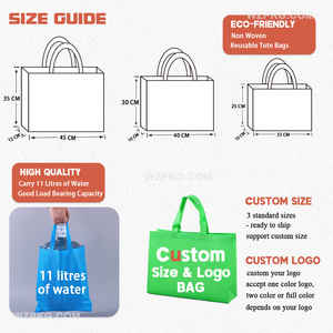 <span class=keywords><strong>Borse</strong></span> Shopper Riutilizzabili Ecologiche Personalizzate con <span class=keywords><strong>Stampa</strong></span> <span class=keywords><strong>in</strong></span> <span class=keywords><strong>Tessuto</strong></span> Non <span class=keywords><strong>Tessuto</strong></span> Riciclabile Economiche con Logo - Product Image 3