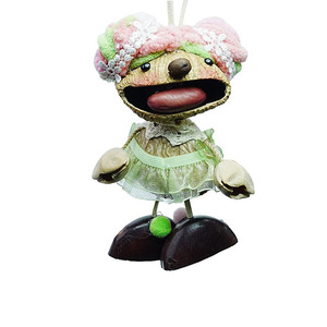 Colección de Muñecas Tejidas a Mano con Conchas Naturales al por Mayor, Múltiples Diseños Independientes, Colgante para Bolsos y Mochilas, Regalo al por Menor - Product Image 3