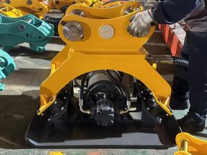 หัวต่อเครื่องบดอัดแผ่นไฮดรอลิก Z300 พร้อมหัวตอกเสาเข็มแบบสั่นสะเทือน สำหรับรถขุดขนาดเล็ก 3 4 5 6 7 8 9 ตัน - Product Image 4