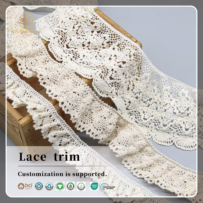 Hot Selling Inelastic White Floral Lace