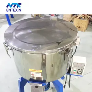 Tangki penyimpanan butiran plastik Mixer warna bahan plastik baja tahan karat drum mixer