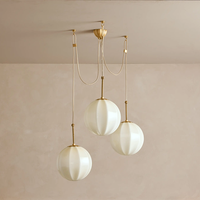 Lustre Globe Moderne de Luxe, Luminaire de Plafond Designer en Grappe pour Salle à Manger, Villa, Projet Hôtelier, Vente en Gros