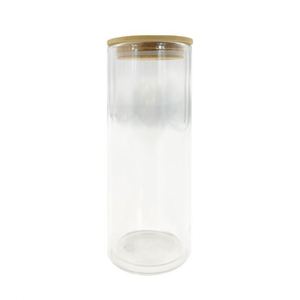 Verre à bière en forme de canette de 20 oz pour sublimation, verres à boire, bouteille d'eau à double paroi de 20 oz avec couvercle et paille - Product Image 3