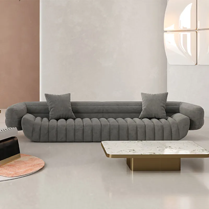 modern luxury living room furniture single two three seat microfiber fabric leather sofa set