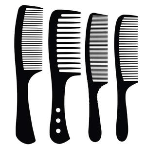 Xách tay chống tĩnh dày đặc Răng Nhựa rat Tail Barber phong cách tóc <span class=keywords><strong>Comb</strong></span> <span class=keywords><strong>Set</strong></span> phong cách chuyên nghiệp cắt tóc lược cho Salon nhà - Product Image 2