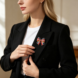 20 Diseños de Broches con Lazos <span class=keywords><strong>y</strong></span> Estrellas, Broche Patriótico de Esmalte de Cristal con la Bandera de EE. UU. para el 250 Aniversario de 2026, <span class=keywords><strong>Pin</strong></span> de Joyería Americana 1776-2026 - Product Image 2