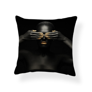 Vente chaude cool femme africaine jeter taie d'oreiller housse de <span class=keywords><strong>coussin</strong></span> décoratif housse de <span class=keywords><strong>coussin</strong></span> <span class=keywords><strong>africain</strong></span> américain taies d'oreiller - Product Image 5