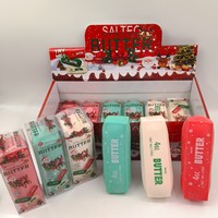 Jouet anti-stress en argile TPR en forme de briques de beurre de Noël, jouet sensoriel apaisant, cadeau fantaisie