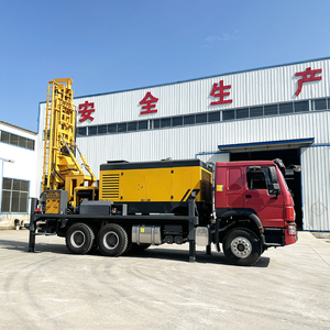 Machine de Forage de <span class=keywords><strong>Puits</strong></span> d'Eau Montée sur Camion 300m 500m avec Compresseur d'Air - Product Image 2