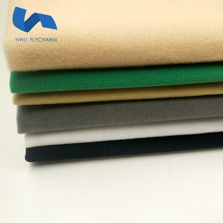 Colorful Low MOQ Warp Knitting Nylon Loop Fabric