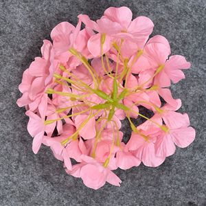 Flores de Hortensia Artificiales Lichao, de Seda, Realistas, para Decoración de Bodas, Hogar, Fotografía en Exteriores, Estilo Moderno - Product Image 3