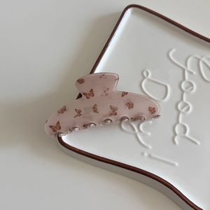 Barrette à cheveux en plastique motif papillon mignon pour femme, pince requin géométrique de haute qualité pour usage quotidien - Product Image 6