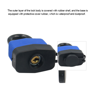 Llave maestra de seguridad resistente al agua Grillete de acero endurecido Equipo industrial Candado laminado Cerradura de gabinete Cerradura de hotel de almacenamiento - Product Image 4