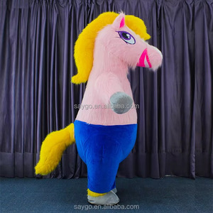 Nice Little Ponys' <strong>Horse</strong> <strong>Mascot</strong> <strong>Costume</strong> 2m 2.6m Girly Dress Inflatable My Bristle Little Ponys' <strong>Horse</strong> <strong>Costume</strong> Fursuit Clothing - Product Image 4