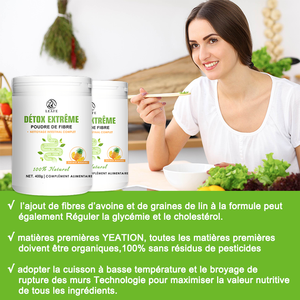 Suplemento Herbal en Polvo de Fibra Detox Extrema de Marca Privada, Adelgazante, Desintoxicante Rápido, Natural para Adultos - Product Image 6