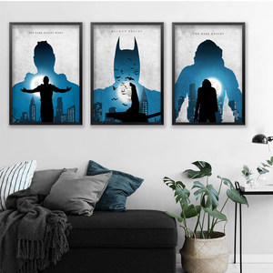 Décoration artistique <span class=keywords><strong>Superman</strong></span> & Iron Man pour bars, cafés internet, chambres d'enfants et têtes de lit de chambre à coucher - Product Image 3