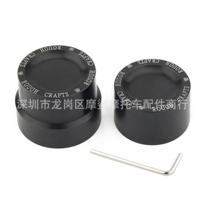 Cubierta de Eje de Motocicleta Moshark, Tapa de Rueda Delantera y Trasera de Aluminio CNC para Harley RC, Piezas de Modificación - Product Image 1