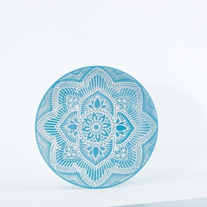 Preço de atacado Crokery Rústico <span class=keywords><strong>Chinaware</strong></span> 16 32 Peças De Luxo Azul Reativo Vidros Em Relevo Grés Louça Set