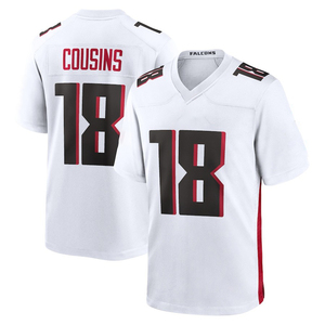 Hot Customized Embroidery Heren USA Voetbalshirt Ademend Plus Size Gepersonaliseerde Naam Logo Blank Atlanta Polyester - Product Image 5