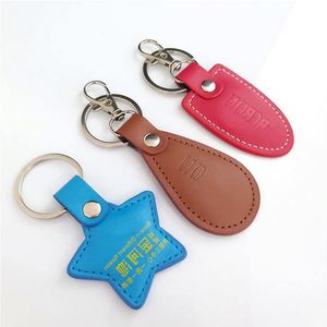 High Quality Metal Stainless, Steel Pu <b>Leather</b> <b>Keychain</b> Blanks Different Shape Bottle Opener <b>Keychain</b> With Customize Logo/ - Product Image 1