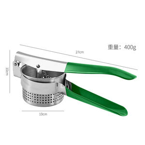 Práctico triturador de patatas de acero inoxidable resistente con mango ergonómico - Product Image 3