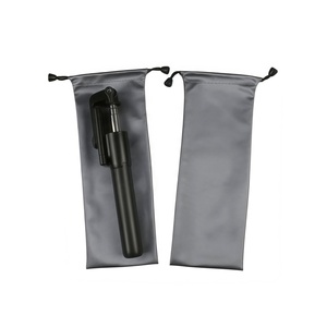 Sac à cordon en PU anti-poussière, réutilisable, portable, petit, imprimé sur mesure, sac de rangement pour accessoires de bâton à <span class=keywords><strong>selfie</strong></span> 10x27 cm - Product Image 3