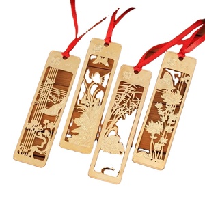 Tùy Chỉnh Brass Bookmark Sáng Tạo Thiết Kế Rỗng Với Logo In Hộ Gia Đình Đồ Lặt Vặt Sản Phẩm - Product Image 1