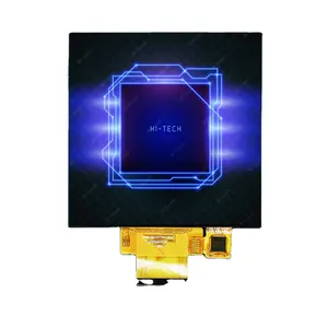 Pantalla lcd tft cuadrada IPS de 3,4 pulgadas, 480x480, compatible con interfaz MIPI y RGB con panel táctil capacitivo