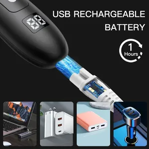 Tondeuse Rasée Silencieuse pour Adultes, Tête de Couteau de Sécurité pour Poils du Corps, Tondeuse Électrique Étanche pour Bébé et Enfant - Product Image 3