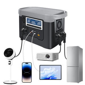 Công suất lớn năng lượng mặt trời năng lượng LiFePO4 pin 600W 1000W 3000W Trạm điện cầm tay - Product Image 1