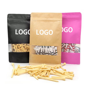 Tees de golf personnalisés en bambou et plastique écologiques et durables avec logo imprimé - Product Image 4