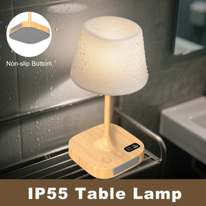 4000mAh Waterproof IP55 Shower Bath <b>Lamp</b>, Cordless LED Table <b>Lamp</b> with LED Display,Rechargeable Dimmable Light for Bed Bathroom - Product Image 2
