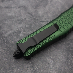 มีดพับพกพาแบบยุทธวิธี รุ่นพรีเมียม ทรอยดอน เหล็ก 440 อลูมิเนียม CNC T6 สำหรับเอาตัวรอด ขายส่งจากโรงงาน รับผลิตแบบ OEM ODM  ปรับแต่งได้ตามต้องการ สำหรับพกพาประจำวัน (EDC) - Product Image 4