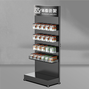 Kim Loại pin <span class=keywords><strong>Rack</strong></span> hiển thị Pegboard <span class=keywords><strong>Rack</strong></span> hiển thị cửa hàng bán lẻ <span class=keywords><strong>Rack</strong></span> hiển thị, với móc, hỗ trợ tùy biến - Product Image 6