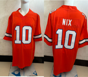 Großhandel Genähte American Football Trikots Neue Saison #10 Nix #2 Surtain Denver Broncos Stickerei Trikots - Product Image 5