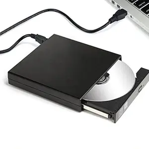 USB 2.0 Slim Portable External CD DVD Drive CD-RW Drive DVD-RW Burner Writer Player for Laptop Notebook PC Desktop