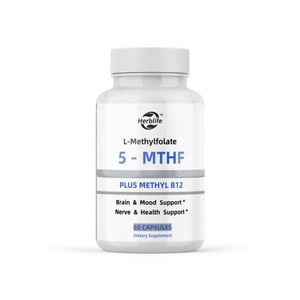 Cápsulas de Metilfolato en Oferta, Suplemento de L-metilfolato, Cápsulas de 5-MTHF para la Salud Cerebral, del Estado de Ánimo y del Sistema Inmunitario - Product Image 1