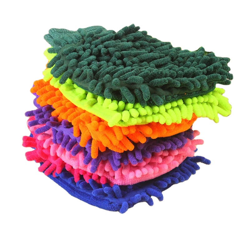 Прямая продажа с фабрики, оптовая продажа, белая перчатка для мытья, перчатка из микрофибры, перчатка для домашних животных