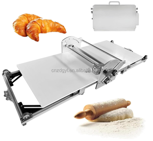 Laminoir à pâte électrique pour pâtisserie et rouleau de fondant, laminoir à pâte réversible à épaisseur réglable pour pâte feuilletée et fondant - Product Image 4