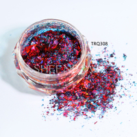 Pigment de revêtement inorganique multichrome en dioxyde de titane (TiO2) pour fard à paupières, poudre cosmétique écologique, pigments pour cuir