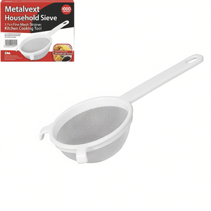 Lot de 5 passoires métalliques fines pour la cuisine domestique – Ustensile de cuisson - Product Image 2