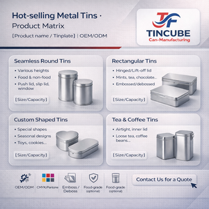 กระป๋องคุกกี้แซนวิชบิสกิตขนาดใหญ่ ผิวสัมผัสลายริ้ว ทรงกลม เกรดอาหาร ปรับแต่งได้ - Product Image 6