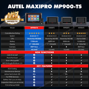 MaxiPRO MP900 TS Outil de diagnostic automobile universel OBD2 avec capteur TPMS et système complet MP808 MP900TS - Product Image 2