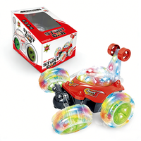 Voiture jouet acrobatique avec éclairage et musique, télécommande, lumières LED colorées à 360 degrés, directement de l'usine, pour enfant
