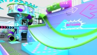 Nouvel équipement de terrain de jeu intérieur pour enfants : toboggan multilevel coloré, mur d'escalade et piscine à balles pour la récréation des enfants